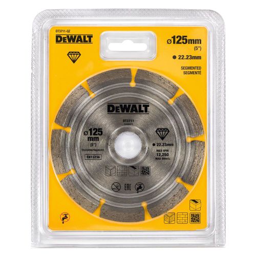 Диск алмазный отрезной DEWALT DT3711-QZ, сегментированный 125х22.2мм