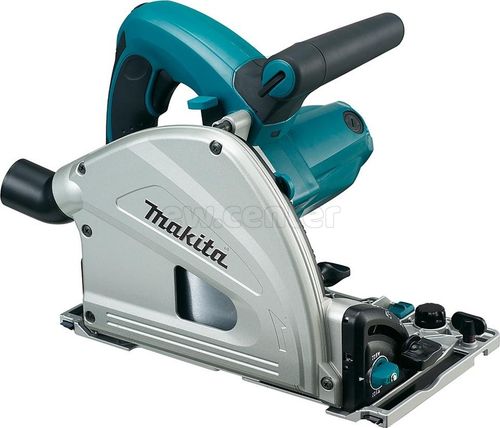 Пила дисковая MAKITA SP6000, 1300Вт, 2000-5200 об/мин, диск диаметр 165х20 мм, рез 56 мм, 4.1 кг