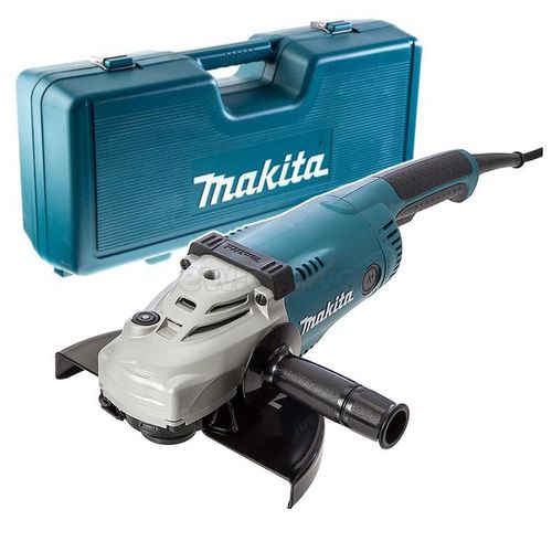 Угловая шлифмашина MAKITA GA9020SFK УШМ, диск 230мм, 2200Вт, 6600 об/мин, 5.85кг