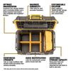 Ящик для инструментов DEWALT TOUGHSYSTEM 2.0, компактный, глубокий, DWST08035-1