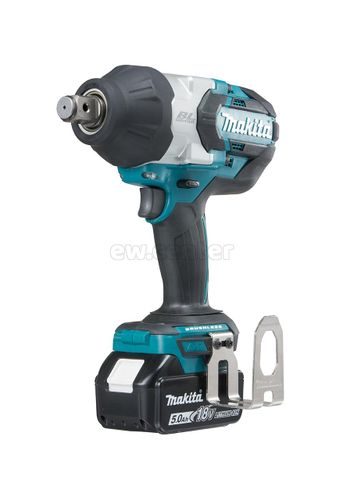 Акк. ударный гайковерт  MAKITA DTW1001RTJ, 18В, 2х5 Ач, 2200 уд/мин, 1050Нм, 3.7 кг, МАКРАС