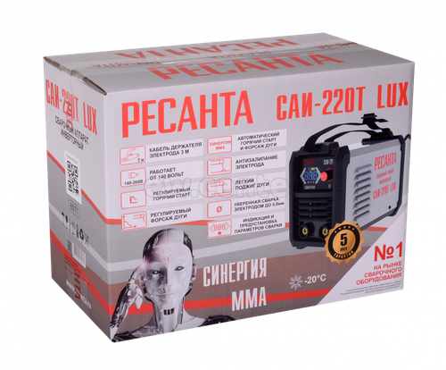 Инвертор сварочный РЕСАНТА САИ-220T LUX 65/71