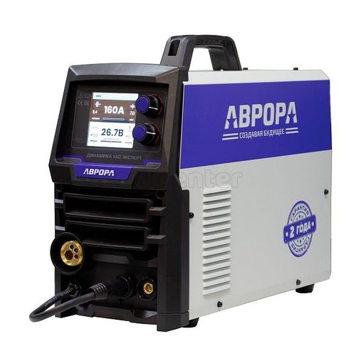 Инвертор сварочный AURORA Динамика 160 ЭКСПЕРТ (220В, LCD, синергетика, двойной пульс)