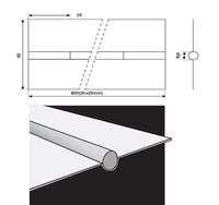Керамическая подкладка ESAB OK Backing Pipe 9
