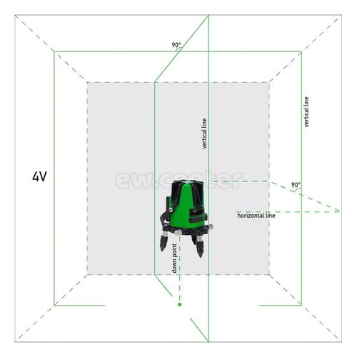 Лазерный уровень ADA 3D LINER 4V GREEN А00531