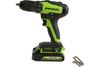 Аккумуляторная дрель-шуруповерт GREENWORKS GD24DD35K2, 24v, 35 Нм, 1х2Ач и ЗУ, кейс