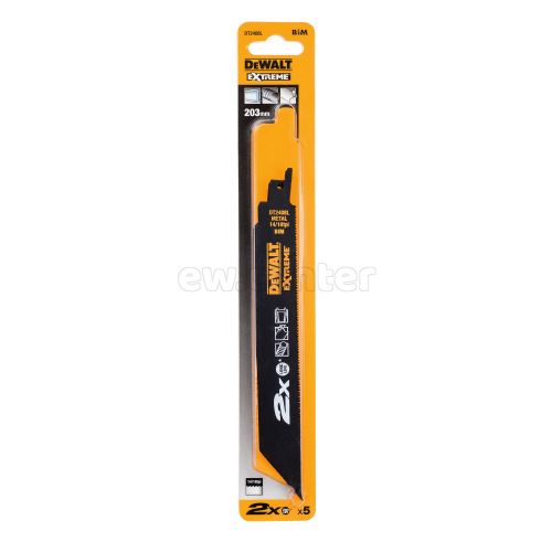 Полотно DEWALT DT2408L по мет. для сабельных пил BiM, 228 x 1.4-1.8 мм, S1136BEF