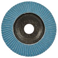 Круг лепестковый торцевой ПРОФОСНАСТКА 125 мм/P60 КЛТ № 351 Цирконий, 72 сегмента для нерж