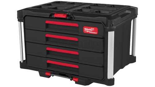 Ящик MILWAUKEE PACKOUT с 4-мя выдвижными отсеками