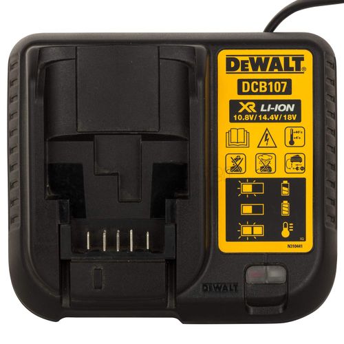 Зарядное устройство DEWALT DCB107, XR Li-Ion 10.8-18.0 В, 1.25 А