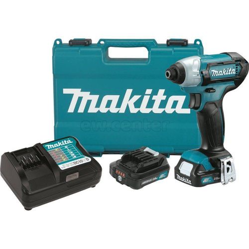 Акк. ударный шуруповёрт MAKITA CXT TD110DWAE, 12В, 2х2 Ач Li-ion, 3500 уд/мин, 110 Нм, 1.2 кг, кейс