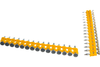Гвозди DEWALT DCN8901020, для DCN890 по бетону, (Желтые) 2.6 x 20, оцинкованные, 1005 шт./пачка