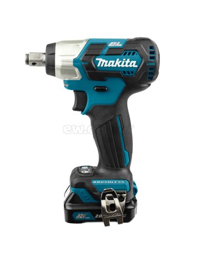 Акк. ударный гайковерт MAKITA CXT TW161DWAE, 12В, 2x2 Ач, 2400 об/мин, 3600 уд/мин, 1.1кг, чемодан