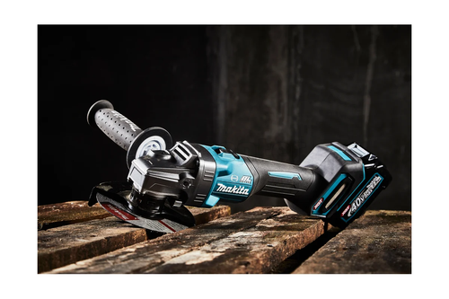 Акк. угловая шлифмашина MAKITA XGT GA005GM201 УШМ, 40В, 125 мм, 8500 об/мин, 2х4А*ч, ЗУ, кейс