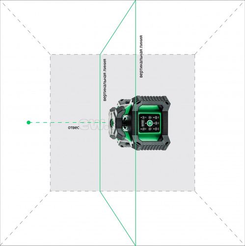 Ротационный лазерный нивелир ADA ROTARY 500 HV-G Servo А00579