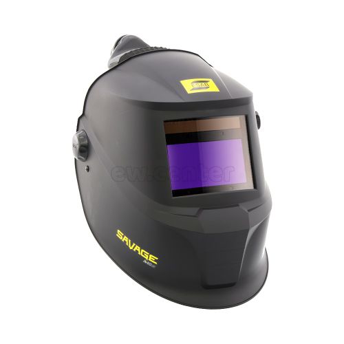 Маска сварщика ESAB SAVAGE A40 for air (9-13 DIN, 100x50 мм) чёрная