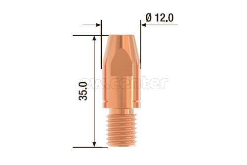 Контактный наконечник FUBAG M10х35 мм CuCrZr D=1.2