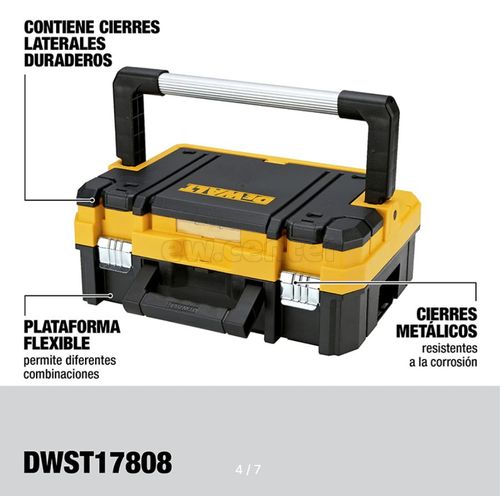 Органайзер для хранения инструментов DEWALT TSTAK, длинная ручка DWST17808