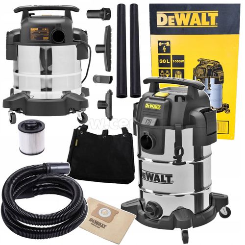 Пылесос для сухой и влажной уборки DEWALT DXV30S, 1150 Вт, 30 л