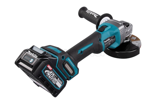 Акк. угловая шлифмашина MAKITA XGT GA005GM201 УШМ, 40В, 125 мм, 8500 об/мин, 2х4А*ч, ЗУ, кейс