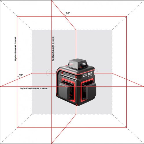 Лазерный уровень ADA CUBE 3-360 PROFESSIONAL EDITION А00572