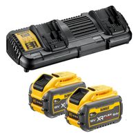 Зарядное устройство DEWALT DCB132 для 2-х батарей XR, Li-Ion, 10.8/12/18/54 В