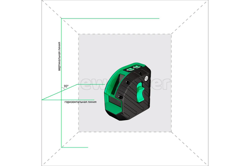 Лазерный уровень ADA ARMO 2D GREEN Professional Edition А00575