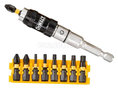 Набор бит DEWALT DT70518T, 25 мм, EXTREME IMPACT TORSION с шарнирным держателем, 10 пред.