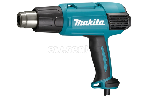 Термопистолет (фен) MAKITA HG6531CK 2000Вт, 50-650 градусов, 200-500л/мин, 0.7кг чемодан, 7 насадок