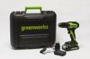 Аккумуляторная дрель-шуруповерт GREENWORKS GD24DD35K2, 24v, 35 Нм, 1х2Ач и ЗУ, кейс