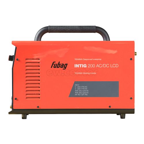 Инвертор сварочный FUBAG INTIG 200 AC/DC PULSE LCD (31575) + горелка FB TIG 26 5P 4m (38459)