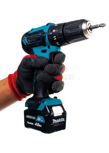 Акк. ударная дрель-шуруповерт MAKITA CXT HP333DWME, 12В Max, 2х4 Ач, 1700об/мин, 1.1кг, чемодан