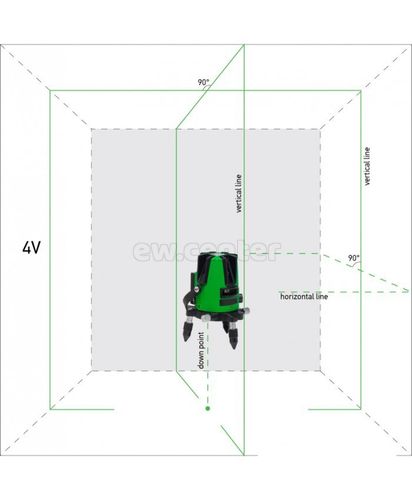 Лазерный уровень ADA 3D LINER 4V GREEN А00531