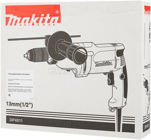 Дрель электрическая MAKITA DP4011, 720 Вт, 2900 об/мин, 2.2 кг