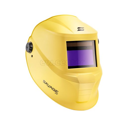 Маска сварщика ESAB SAVAGE A40 (9-13 DIN, 100x50 мм) жёлтая, сменные батареи