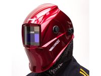 Маска сварщика КЕДР (В РАЗОБР.ВИДЕ) /К-202 PRIME/, красная
