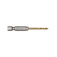 Сверло по металлу MILWAUKEE Red Нех HSS-G TiN 2.5 мм (2шт.)