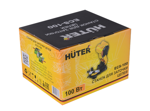 Станок для заточки цепей HUTER ECS-100 72/10/2 (100 Вт, 220В, 5200 об/мин, диск 108х23х3,2)