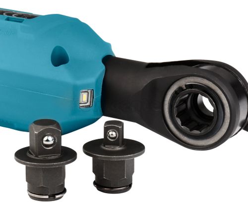 Акк. угловая трещетка MAKITA CXT WR100DZ, 12В, 800 об/мин, квадрат 3/8 и 1/4, 1.2кг, без АКБ и ЗУ