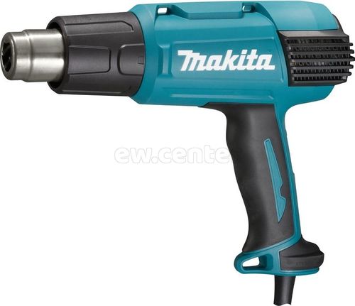 Термопистолет (фен) MAKITA HG6530VK, 2000Вт, 50-650 градусов, 280-550л/мин, 0.72кг кейс, 4 насадки