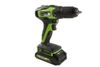 Аккумуляторная дрель-шуруповерт GREENWORKS GD24DD35K2, 24v, 35 Нм, 1х2Ач и ЗУ, кейс
