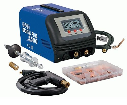 Аппарат точечной сварки BLUE WELD DIGITAL PLUS 5500 220V 3кВт 828314 набор аксессуаров 802832