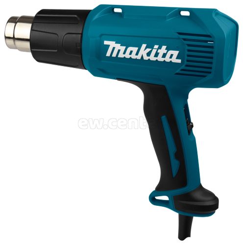 Термопистолет (фен) MAKITA HG5030K, 1600Вт, 350-500 градусов, 300-500л/мин, 0.6кг, кейс