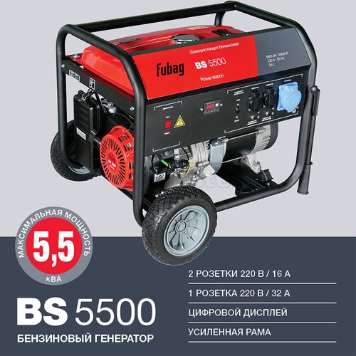 Электростанция бензиновая FUBAG BS 5500