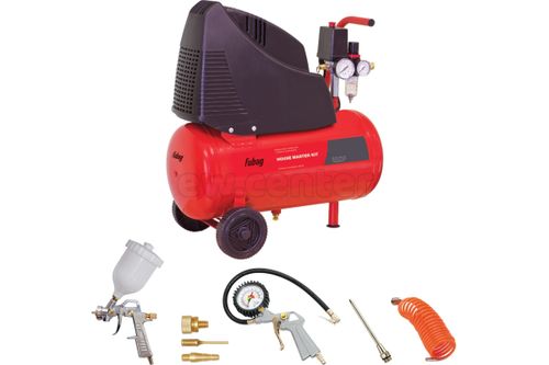 Компрессор FUBAG HOUSE MASTER KIT+ 5 OL 195/24 + 5 предметов