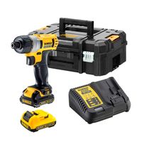 Акк. шуруповерт DEWALT DCF610D2, 10.8 В, XR, 154Вт, 1/4/, 8Нм,2х2.0Ah