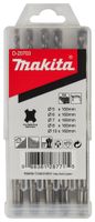 Набор буров MAKITA D-20703 SDS-PLUS 5 шт. (5, 6, 7, 8, 10х160)