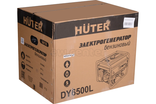 Электрогенератор бензиновый HUTER DY6500L, 220 В, 5.5кВт 64/1/6