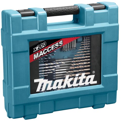 Набор бит, сверл и ручного инструмента MAKITA D-37194 /Maccess/ 200 предметов