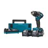 Акк. дрель-шуруповерт MAKITA XGT HP002GD201, 40В, 0-2200 об/мин, 2х2.5А*ч, ЗУ, кейс